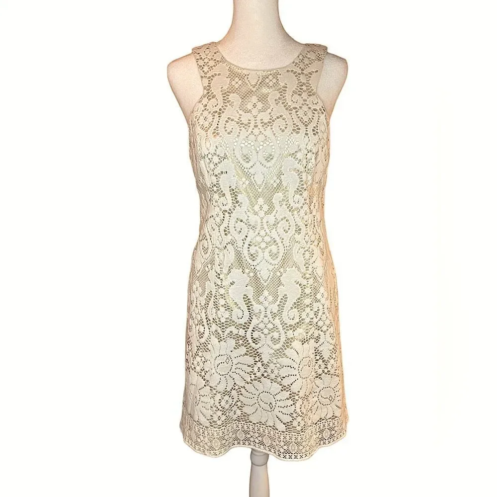 Lilly Pulitzer Largo Seahorse Lace Shift Dress